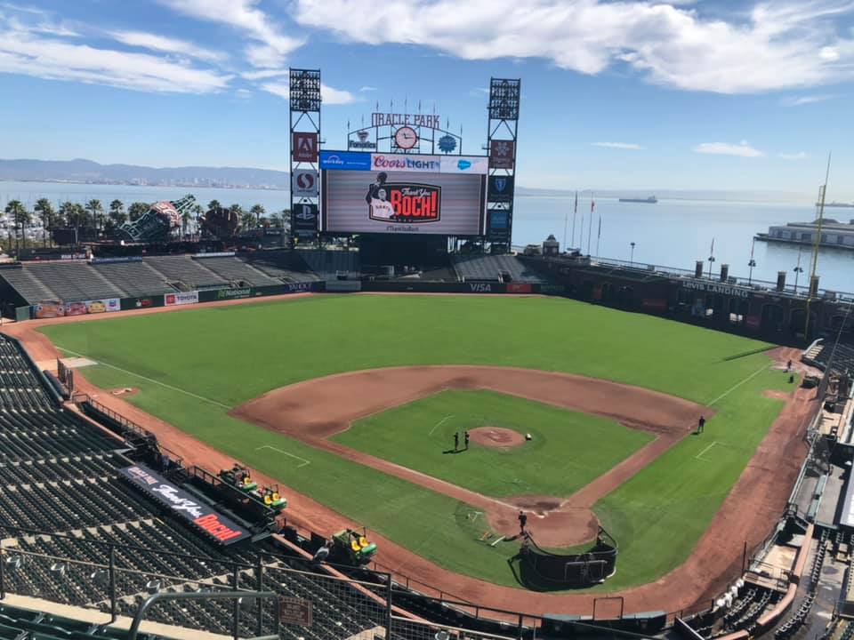 Foto vom Stadion der San Francisco Giants bei meinem Besuch 2019